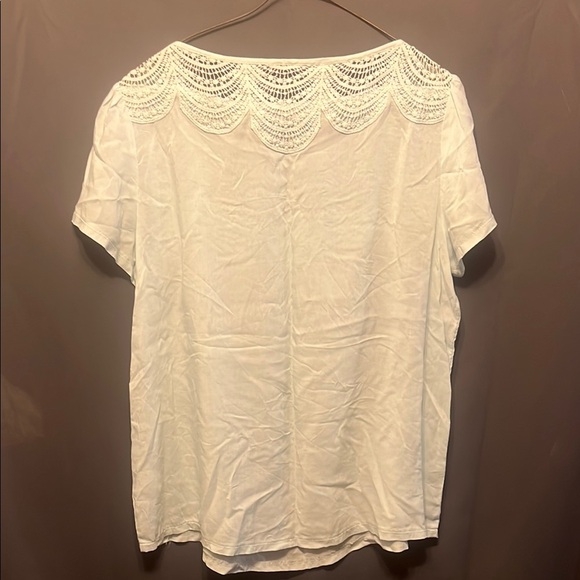 Solitaire Blue Blouse Size Medium - Picture 6 of 6